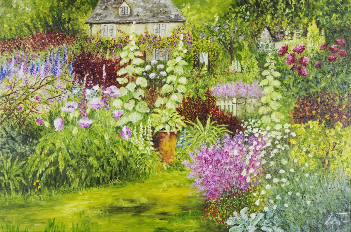 A Cottage Garden by Christine Gaut