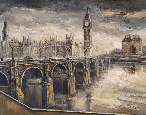 Westminster Evening by Joseph  Charman
