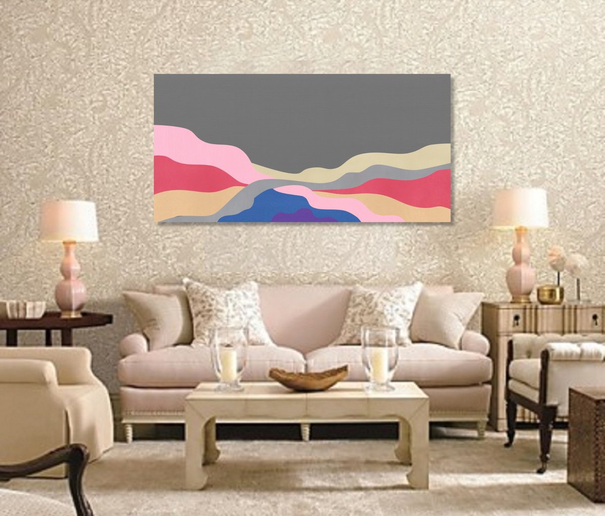  Modern Landscape #15 By Marina Krylova, 71 X 35, Artwork For Sale On Artfinder