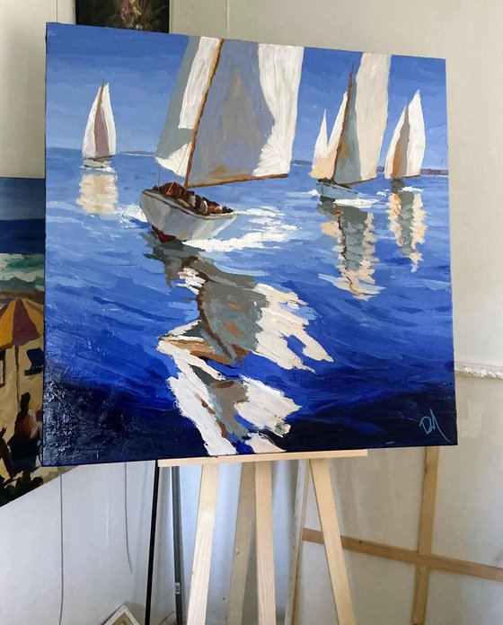 Blue, Reflets, Lumière
