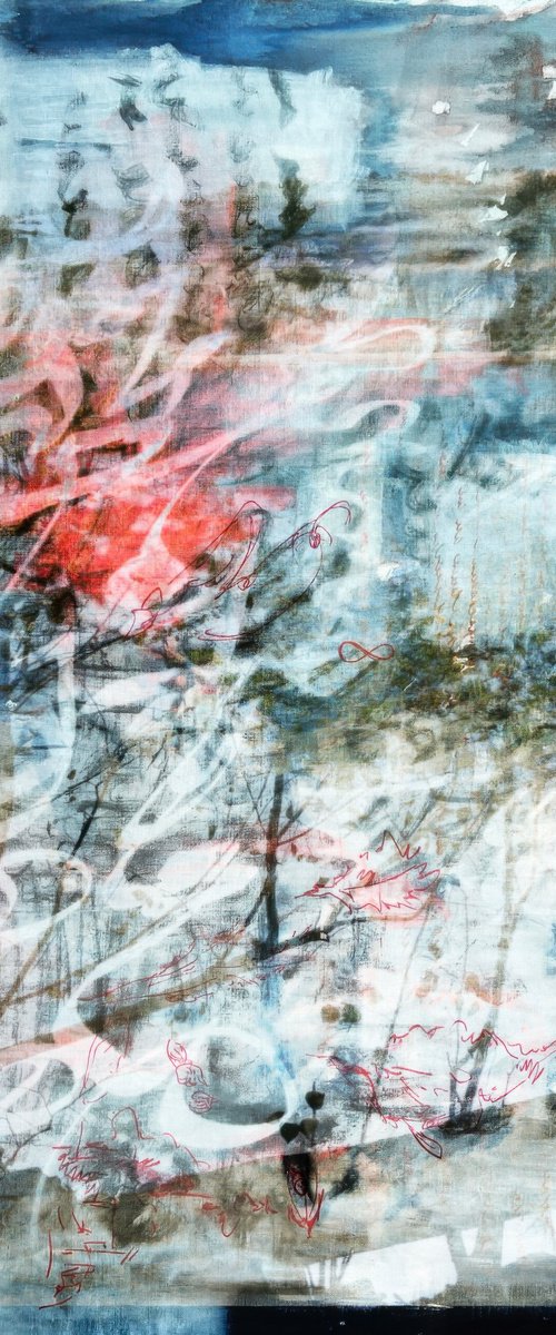 Abstract autumn Garden by Anastassia Markovskaya