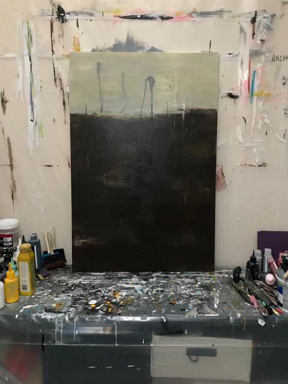 Seen In The Sky Minimalist Painting