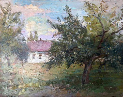 Apple tree in Shevchenkove by Viktor Mishurovskiy