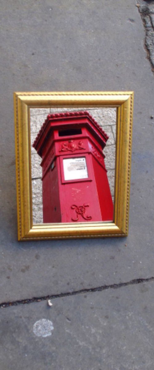FRAME IT!!!! NO:8 VINTAGE POSTBOX PENFOLD(LIMITED EDITION 1/200) 10" X 8" by Laura Fitzpatrick