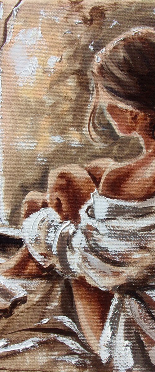 " SPRING WINDOW VIEW " by Monika Luniak