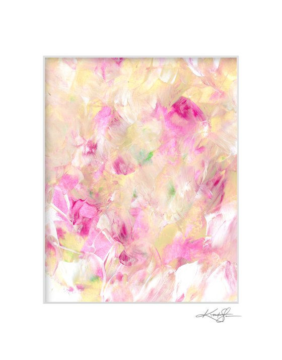 Tranquility Blooms 1 - Flower Painting by Kathy Morton Stanion