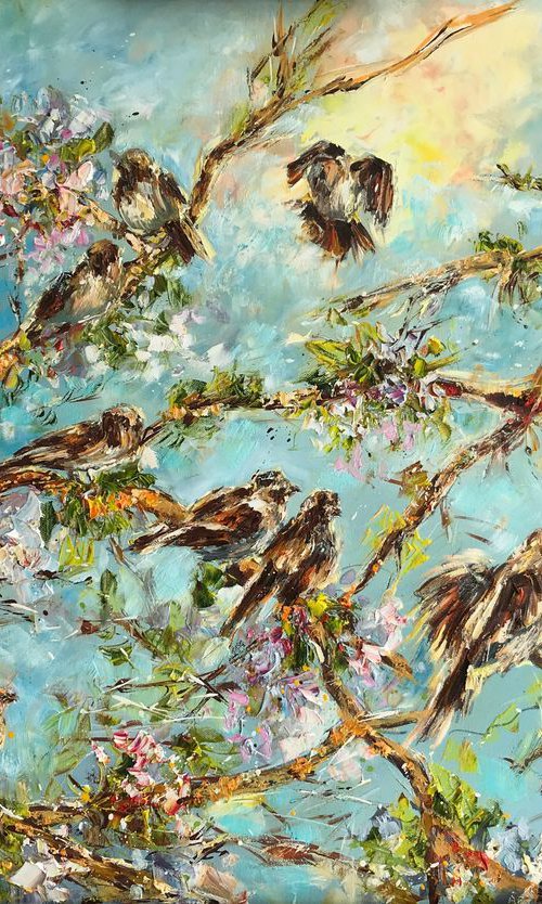 Sparrows by Diana Malivani
