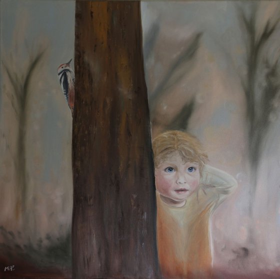 Curiosity, 80x80cm