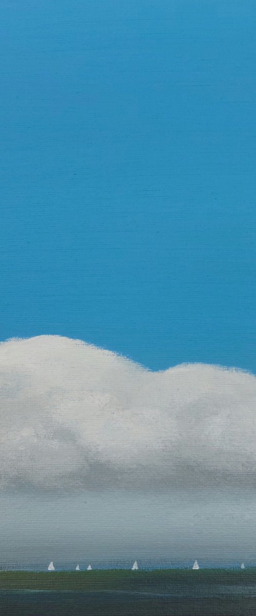 White sails (August) by Nelly van Nieuwenhuijzen