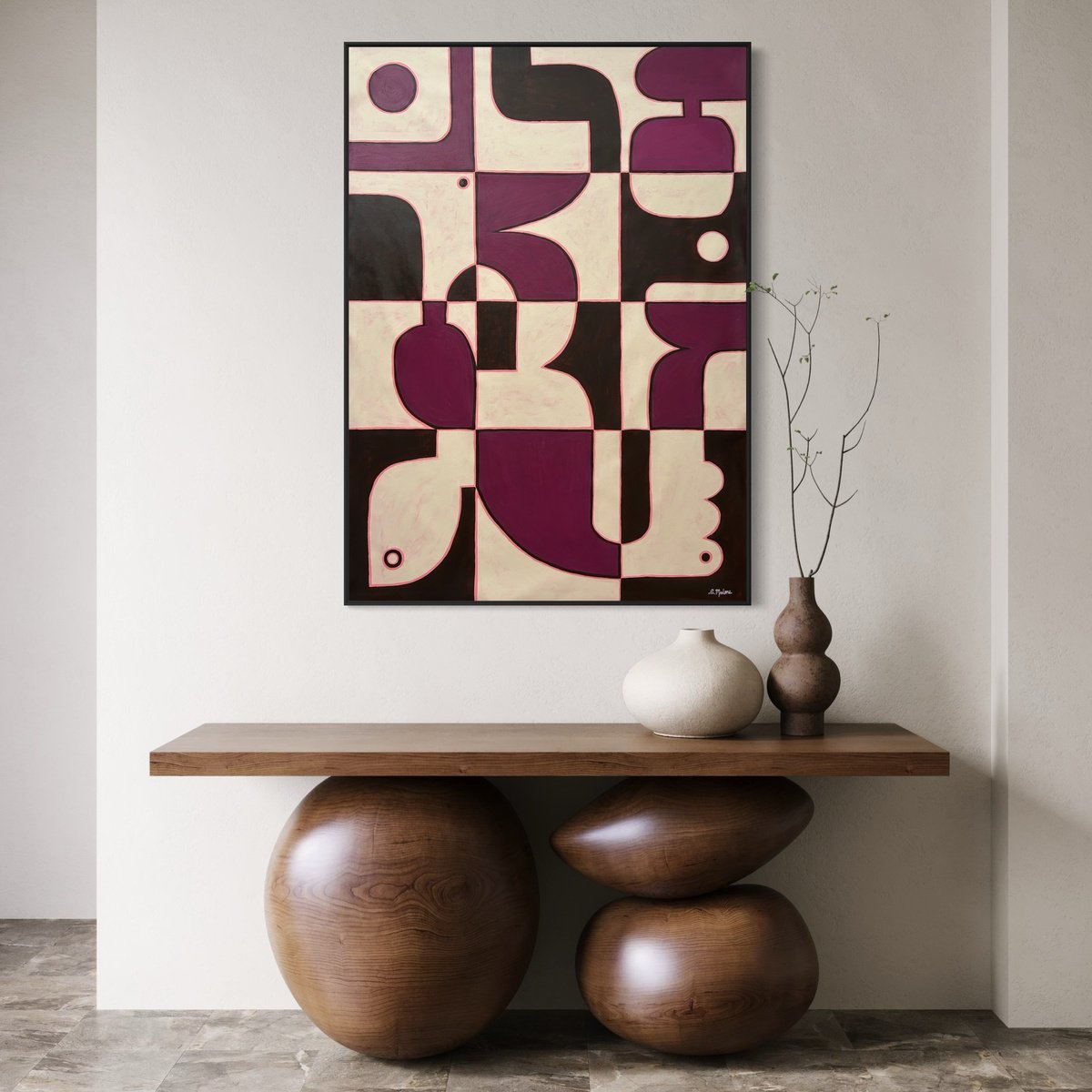 A Night Of Merlot And Chocolate By Samantha Malone, 37 X 51, Artwork For Sale On Artfinder