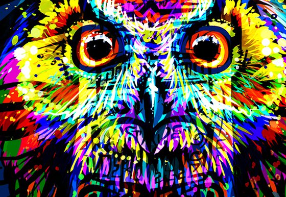 Street Art Owl