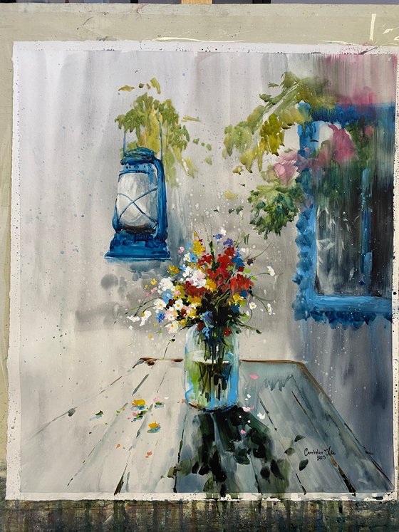 Sold Watercolor “Summer perfume” perfect gift