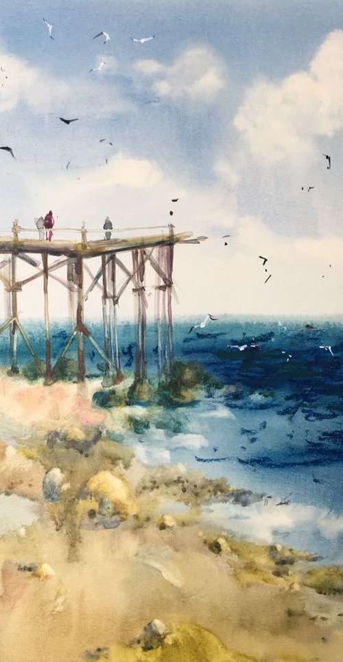 "Seaside scene" by Iulia Carchelan
