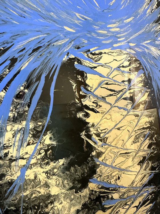 VERTIGO - Black Shampagne Cobalt Art