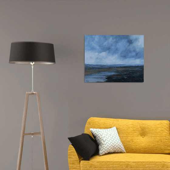 Wetland Storm, Irish Landscape