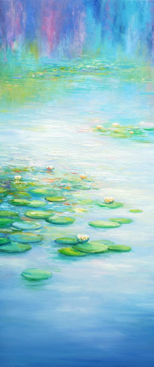 Water lilies pond by Behshad Arjomandi