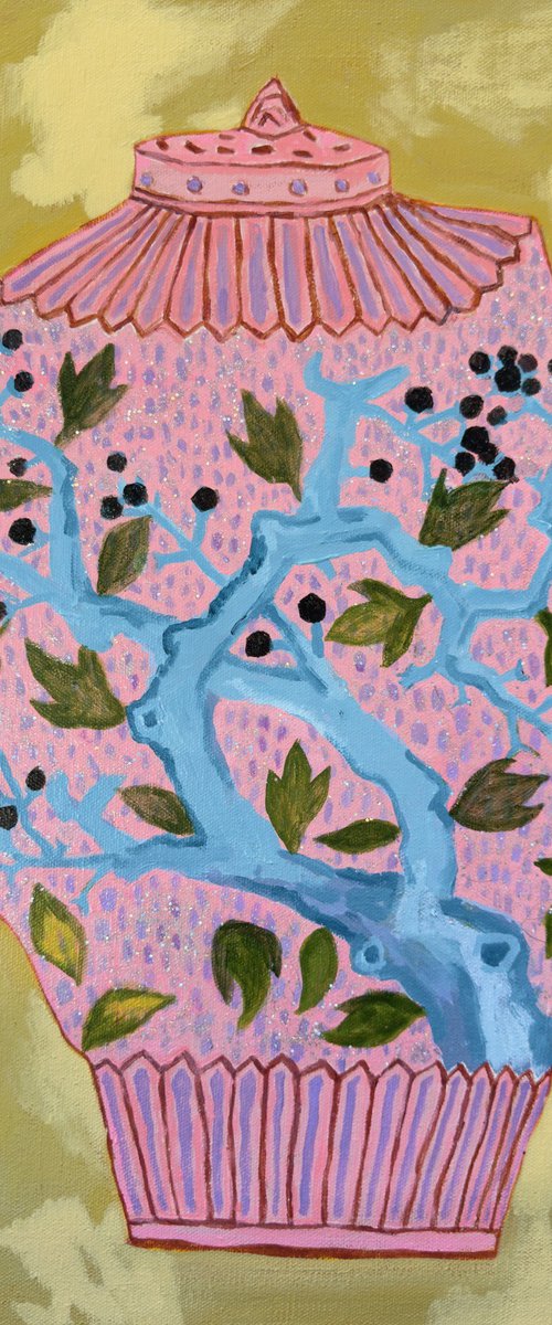 Pink Vase by Annie Oh
