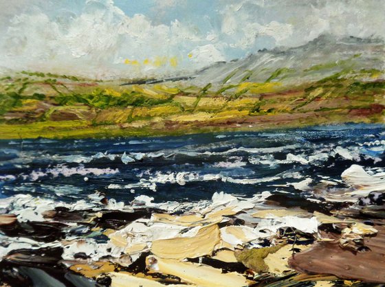 Study of the menai strait. Anglesey coastline