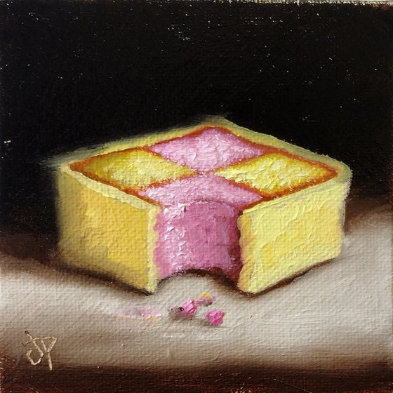 Little Battenberg  Cake still life