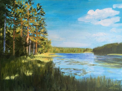 Pastor's lake 3 by Elena Sokolova