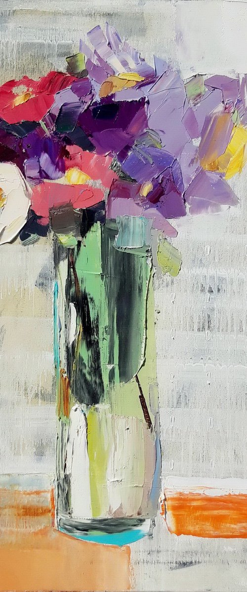 Bouquet of asters by Lesya Ros