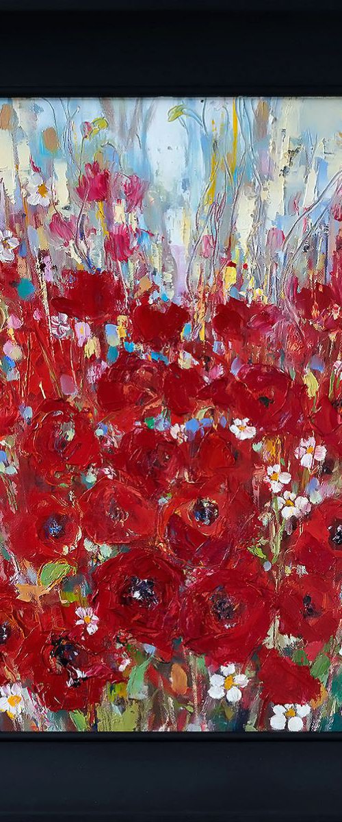 'Poppies in Bloom' by Ewa Czarniecka