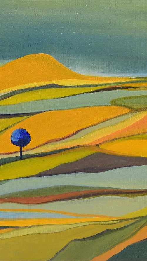 Land of the Blue Trees by Aniko Hencz