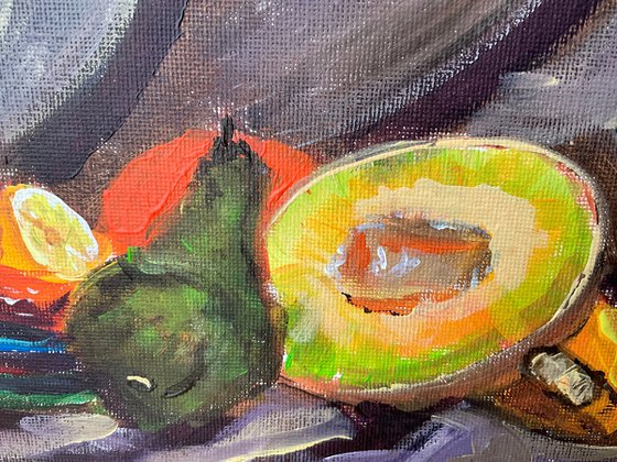 Still life with fruits