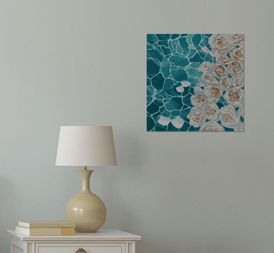 Whitepetals.Turquoisesilence