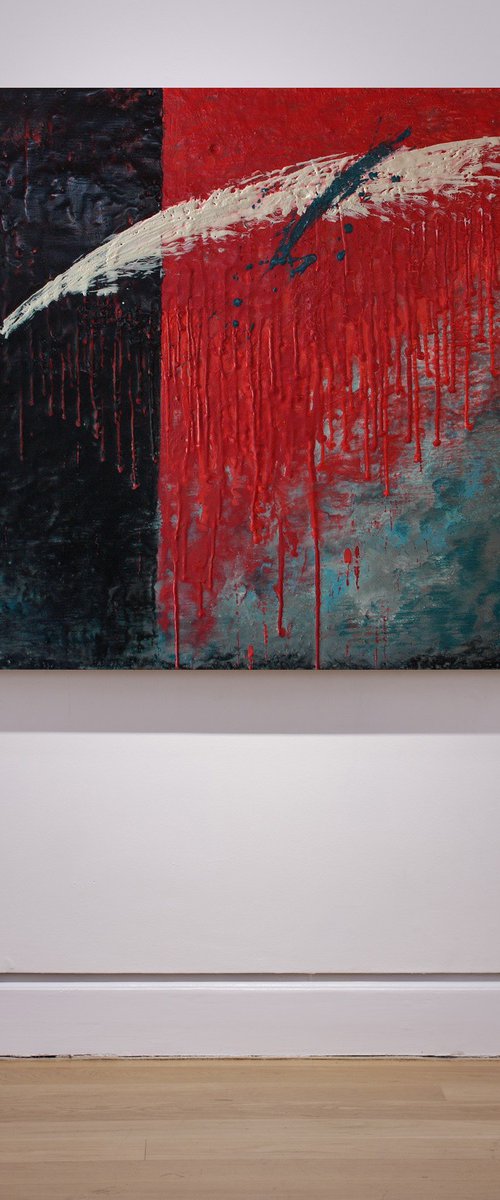 "Feather". Encaustic. by Rumen Spasov