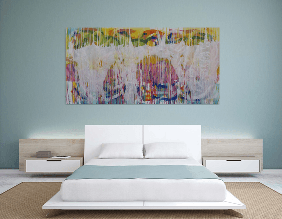 ABSTRACT ICE 105x210cm