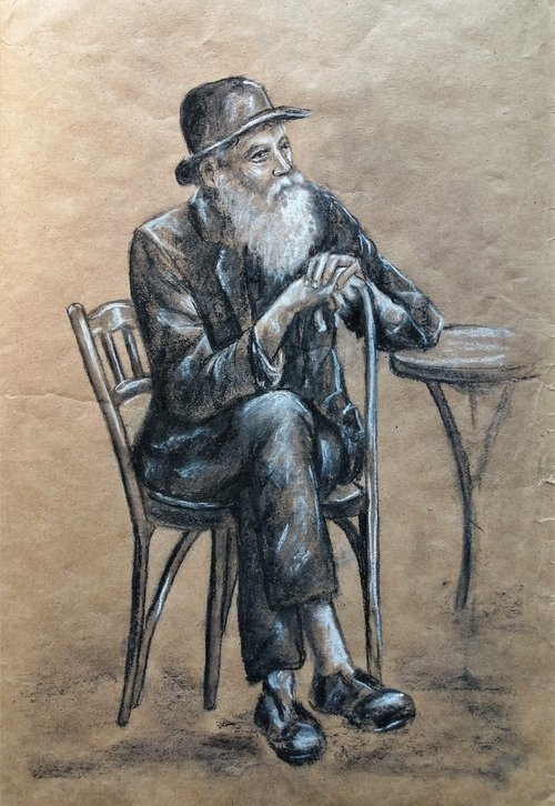 Old man by Mateja Marinko