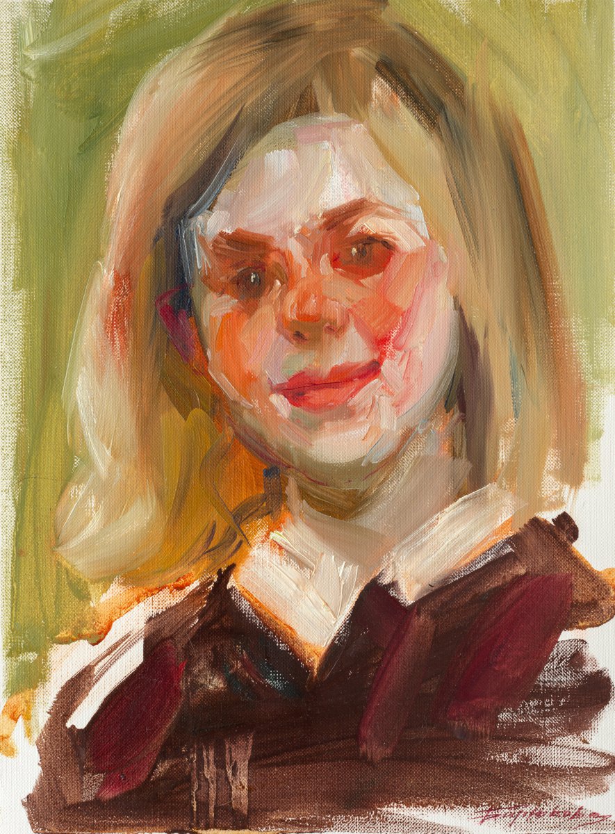 Portrait Study #4 by Lyubov Biryukova