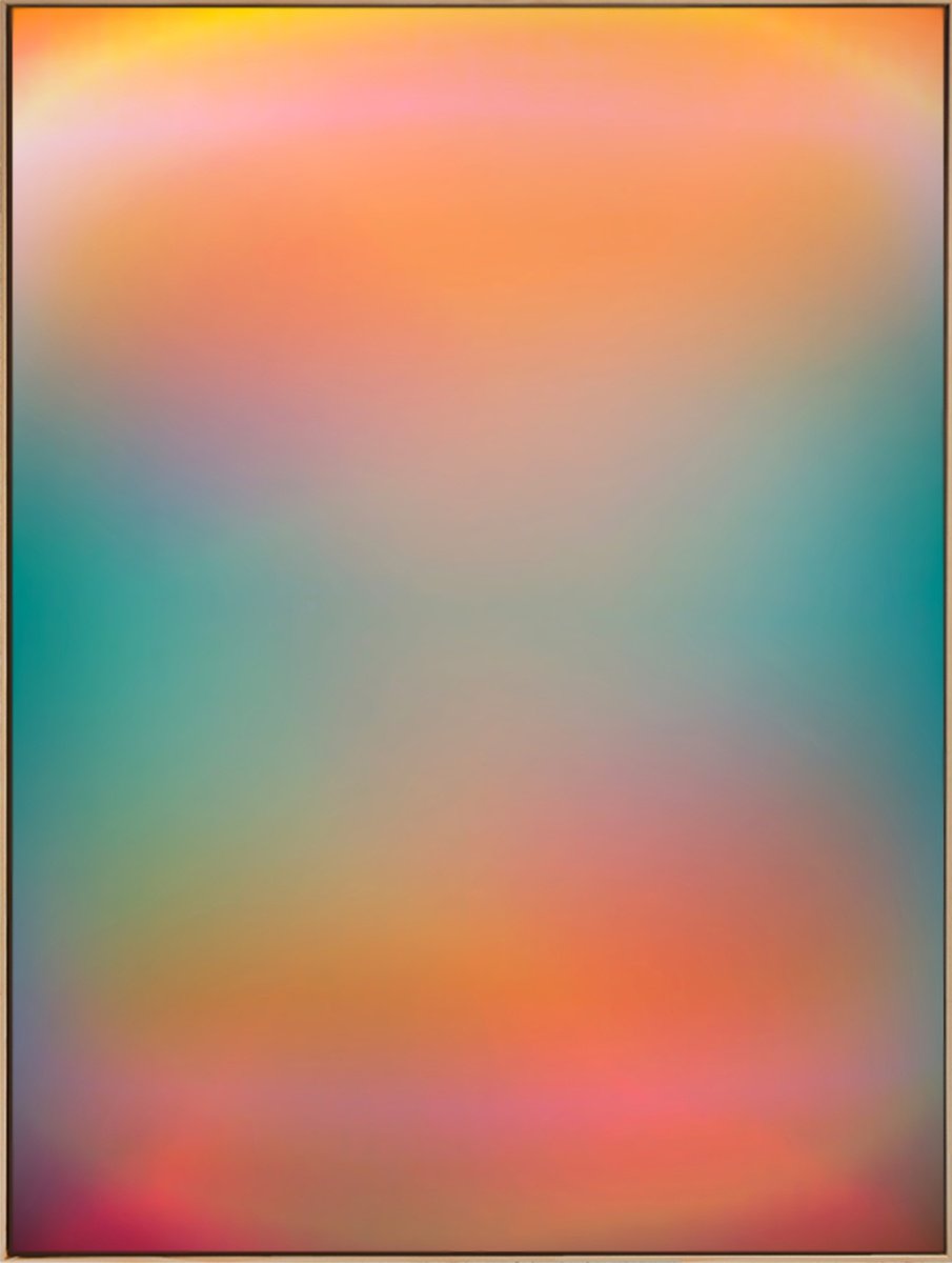 Abstract Landscape Acrylic Painting By Jonas Peres, 30 X 39, All Too Well, Study 2, Original Artwork