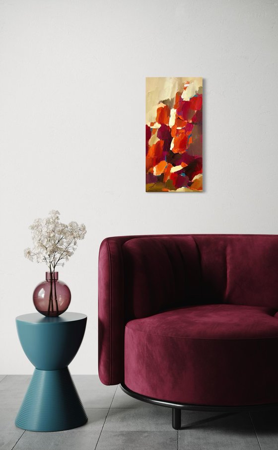 From Bottom to Top/ Oil abstract painting