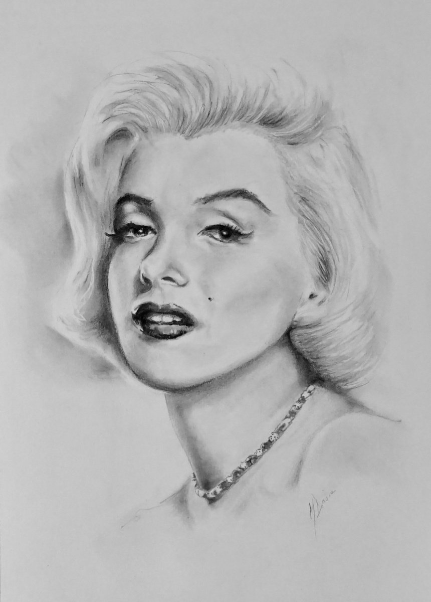 Marilyn by Mel Davies Original Art