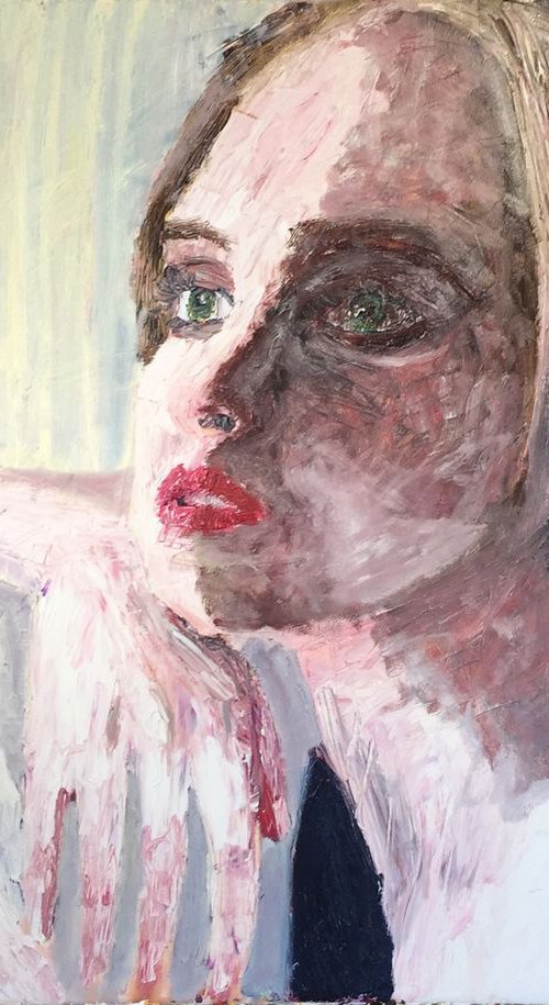 Hope - Portrait Of A Woman 30x40 by Ryan  Louder