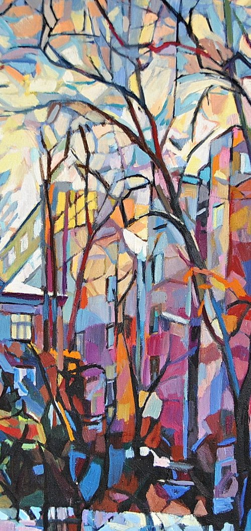 Winter yard by Maja Đokić Mihajlović