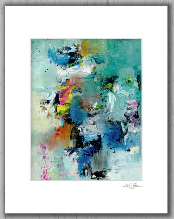 Oil Abstraction 58 - Oil Abstract Painting by Kathy Morton Stanion