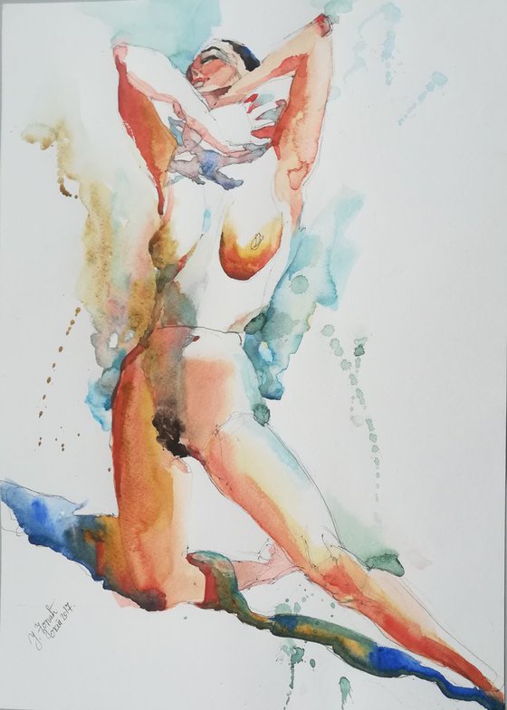 Watercolor Figure