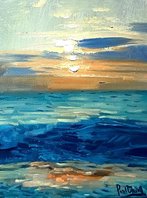 Ocean Sunset No.16 by Paul Cheng