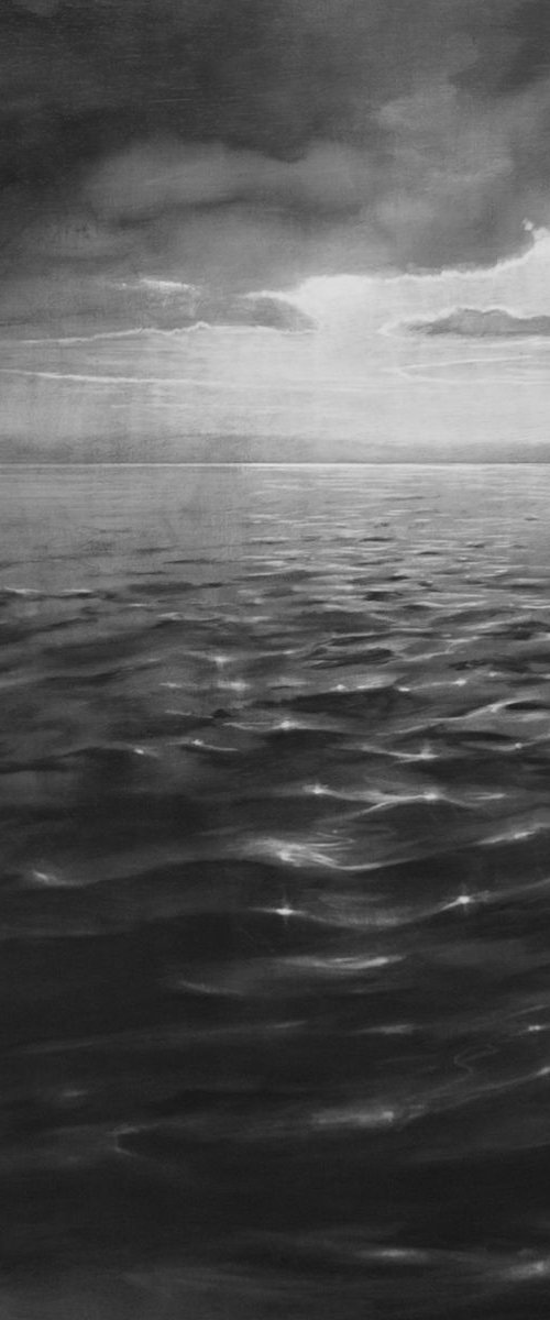 STORM. Large painting. by Rafael Carrascal