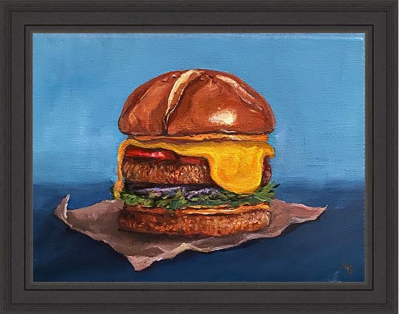 Cheeseburger on Lettuce