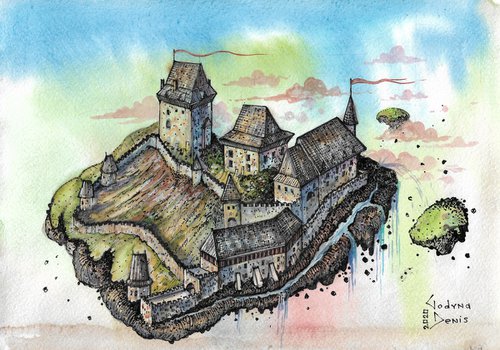 Karlstein castle by Denis Godyna