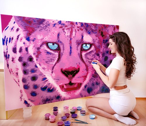 Pink Cheetah by Sabrina Rupprecht