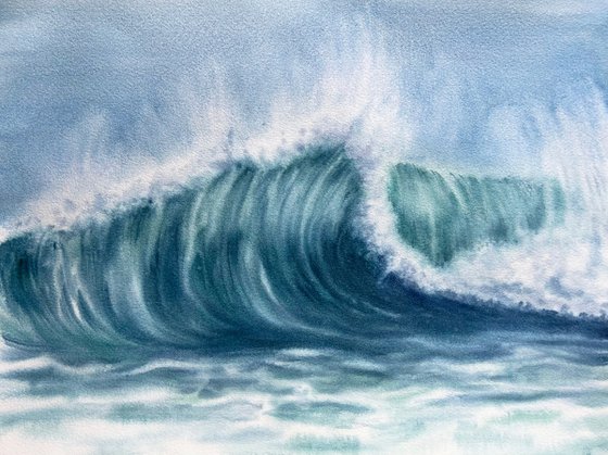 Breaking blue wave