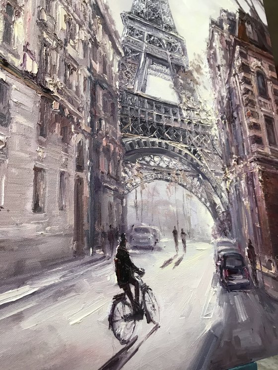 "Paris"original oil painting