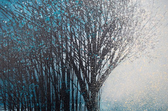 Trees In Morning Mist