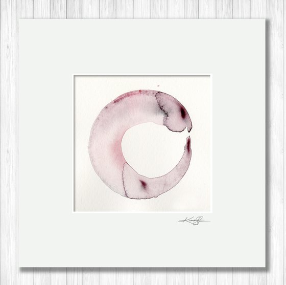 Enso Serenity 7 - Enso Abstract painting by Kathy Morton Stanion