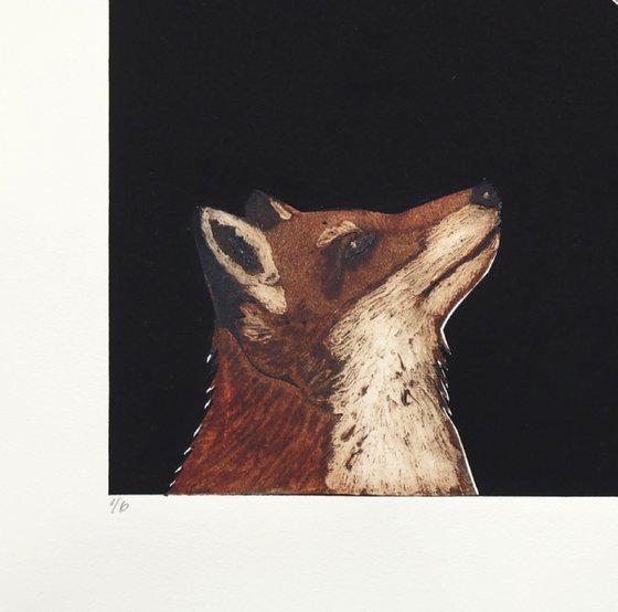 Midnight Fox and Midnight Badger Printset